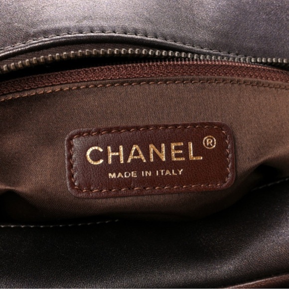 💯Authentic CHANEL Metallic Quilted Shoulder Bag - Picture 10 of 13